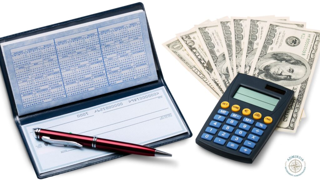 338 Investment Fiduciary calculator and checkbook 