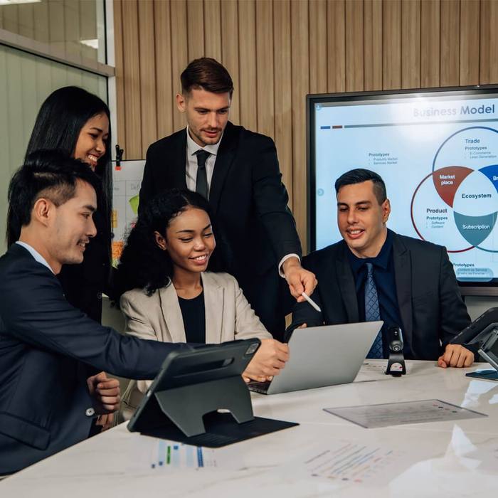 diverse business team