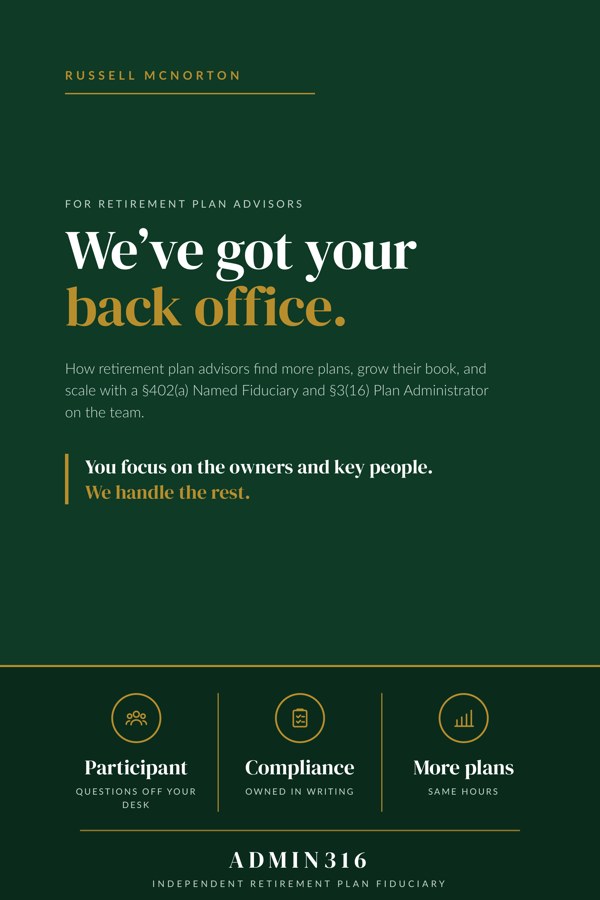 We've Got Your Back Office by Russell McNorton
