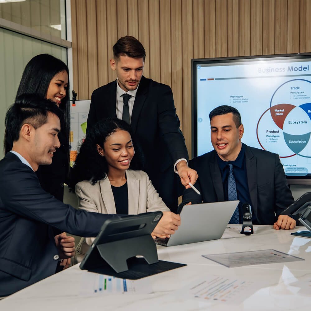 diverse business team